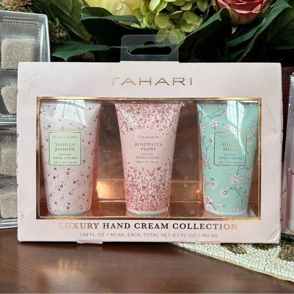 Brand New Holiday Spa Gift Set Hand Cream Anthropologie Soap Facial Hair Remover